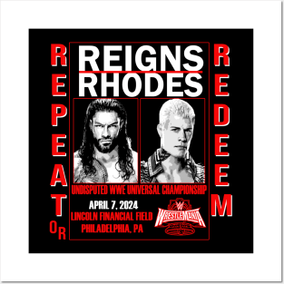 Reigns & Rhodes: WM40 Posters and Art